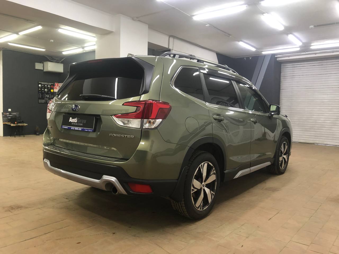 Subaru Forester после работы в студии